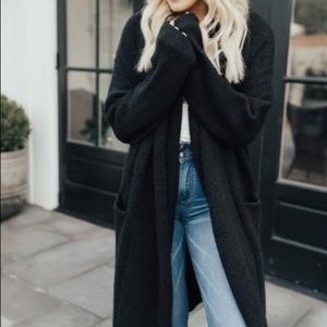 Carly Jean Los Angeles Genevieve sweater coat